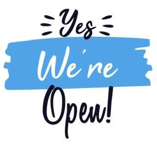 OFFICE is OPEN with REGULAR HOURS